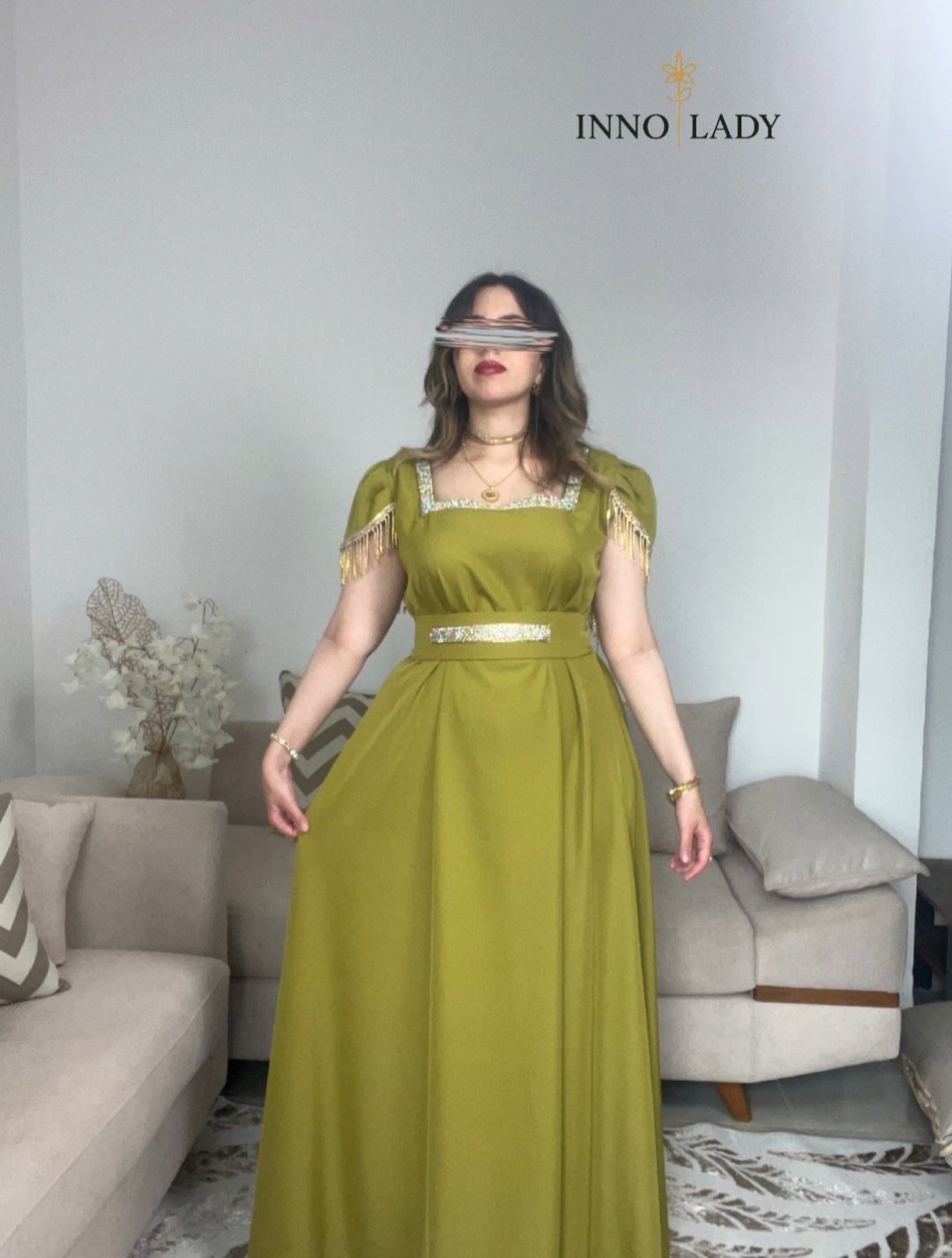 👑قندورة أميرة أناقة تخلي حضورك يهدر عليك قبل كلامك - الصورة 2